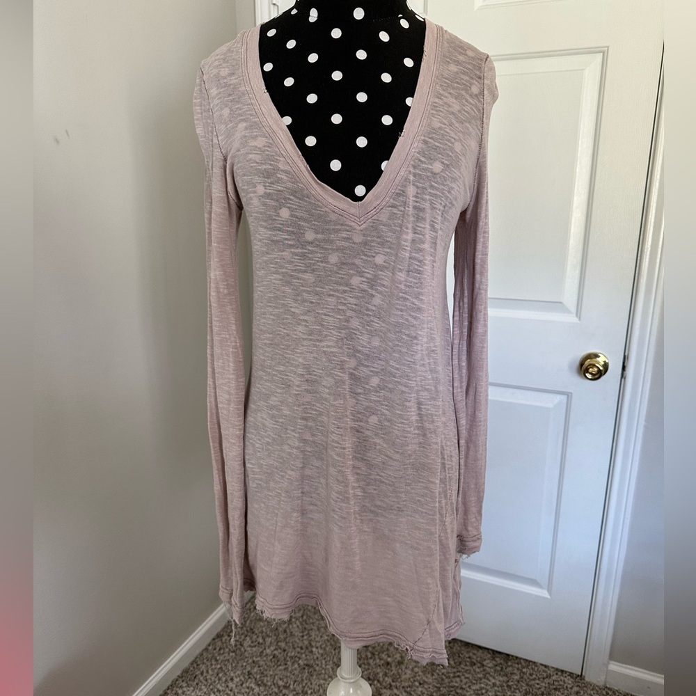 Free People light Purple/Pink  Long Sleeve Blouse